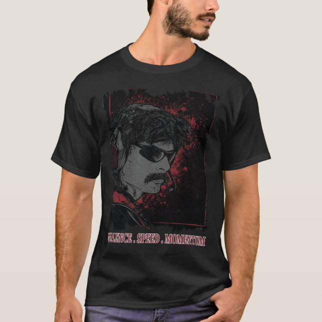 T-shirt Dr. Manque De Respect Violence Accélération (Devant)