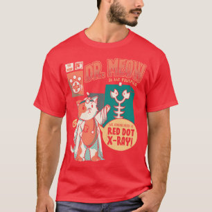 T-shirt Dr Meow Docteur en médecine chatte Love My Doctor