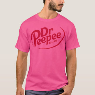 T-shirt Dr Peepee Shirt Drôle Logo Parodies