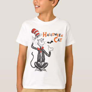 T-shirt Dr. Seuss Chat Chapeauté Halloween