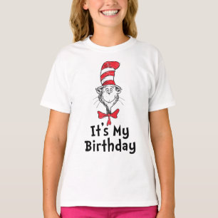 T-shirt Dr. Seuss Chat dans le Casquette C'est mon anniver