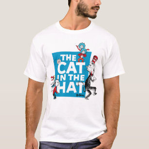 T-shirt Dr Seuss   Chat dans le logo du Casquette - Caract