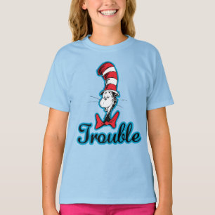 T-shirt Dr Seuss   Chat dans le problème du Casquette
