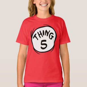 T-shirt Dr. Seuss Chose Personnalisée Un Chose Deux