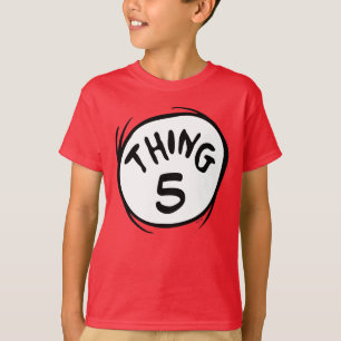 T-shirt Dr. Seuss Chose Personnalisée Un Deux