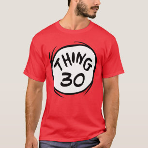 T-shirt Dr Seuss   Chose personnalisée Une chose deux