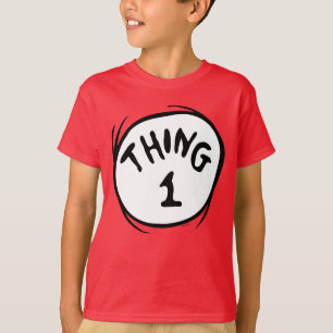 T-shirt Dr. Seuss Chose Un Chose Deux - Chose Un