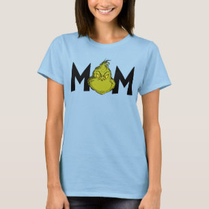 T-shirt Dr. Seuss Grinch Hiver Anniversaire Maman