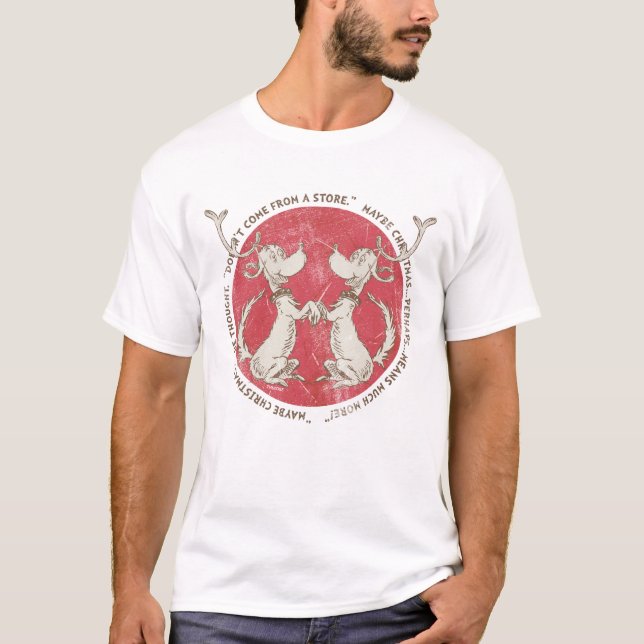 T-shirt Dr Seuss | Grinch | Max - Citation de Noël (Devant)