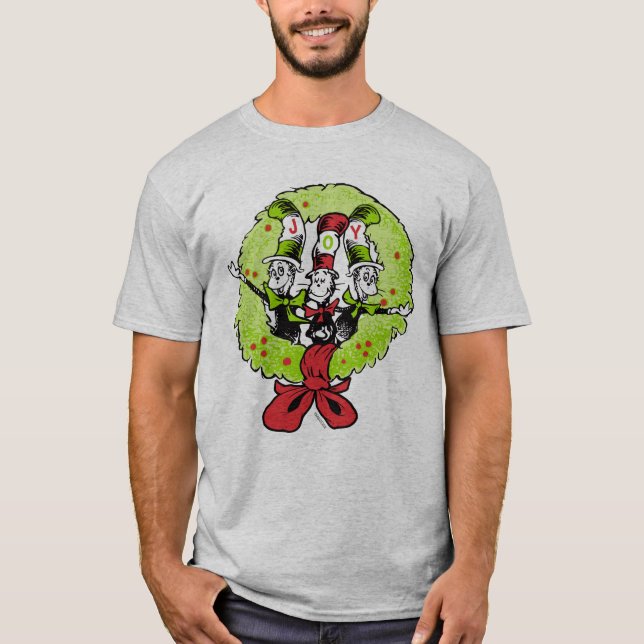 T-shirt Dr Seuss | Grinch | Who-ville Christmas Joy (Devant)