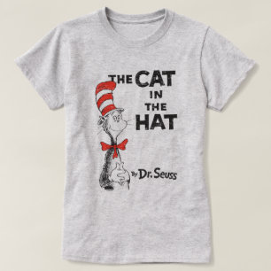 T-shirt Dr Seuss Le Chat dans le livre Casquette
