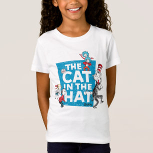 T-Shirt Dr Seuss  Le chat dans le logo Casquette - Caractè