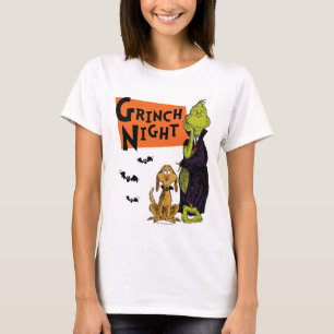 T-shirt Dr. Seuss Nuit Grinch Halloween Graphique