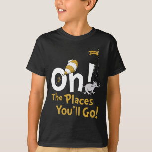 T-shirt Dr. Seuss Oh, les endroits où tu vas ! Rétro