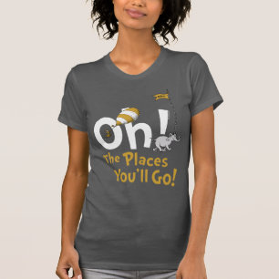T-shirt Dr Seuss   Oh, les endroits où vous irez ! Retro