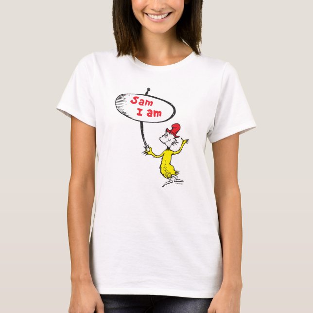 T-shirt Dr Seuss| Symbole de retenue Sam-I-Am (Devant)