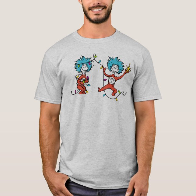 T-shirt Dr Seuss| The Grinch| Chose 1 et Chose 2 Danser (Devant)