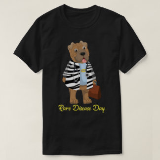 T-shirt Dr Sharpie Zebra Manteau Maladie rare Tee noire