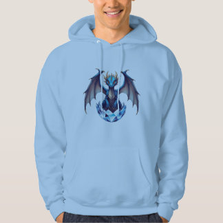 T-Shirt-Drache schlüpft aus kristallinem Ei Hoodie