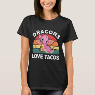 T-Shirt Drachen lieben Taco Cinco Mayo Lustiger Me