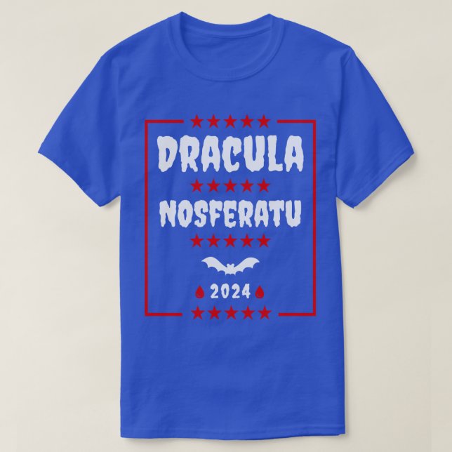 T-shirt Dracula 2024 Vampires pour le président (Design devant)