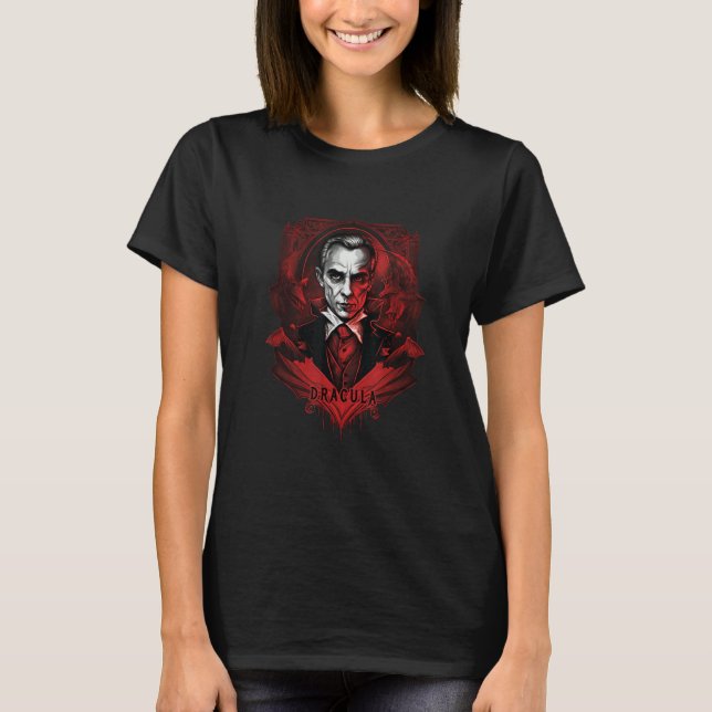 T-shirt Dracula Count Vlad Vampire (Devant)