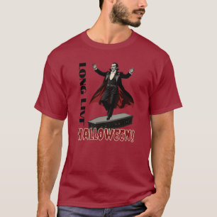 T-shirt Dracula's Dance on a Coffin : Vive Halloween