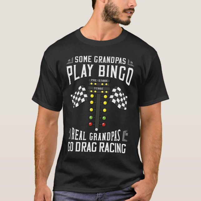 T-shirt Drag Racing Street Race Car Driver (Devant)