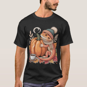 T-shirt Dragon à l'automne confortable avec café-art