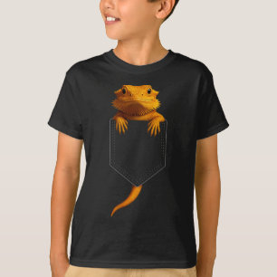 T-shirt Dragon barbu Cket Mignon Lézard exotique Reptile A