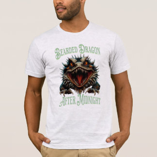 T-shirt Dragon barbu effrayant amusant
