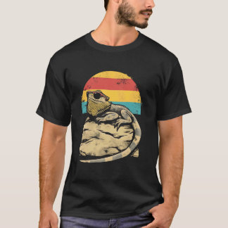 T-shirt Dragon Barbu Lunettes de Soleil Drôles Style Vinta
