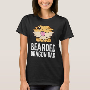 T-shirt Dragon barbu papa reptile Lizard papa maman