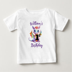 T-shirt Dragon Bébé 1er anniversaire