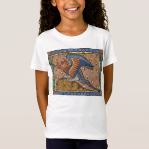 T-Shirt Dragon Bestiaire Médiéval c. 1270