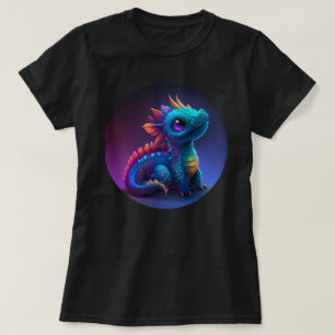 T-shirt Dragon Bleu Bébé