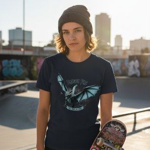 T-shirt Dragon Bleu Épique - Réveil des Cendres Fantastiqu