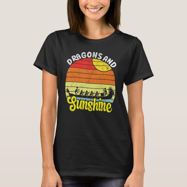 T-shirt Dragon Boat Paddle Festival Dragon Boat Race (Devant)