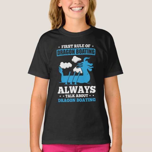 T-shirt Dragon Boat Racing Pour Dragon Boat Paddler Drumme (Devant)