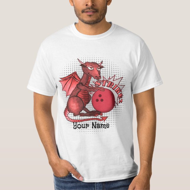 T-shirt Dragon Bowling (Devant)