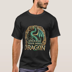 T-shirt Dragon celtique : Symbole de la force éternelle