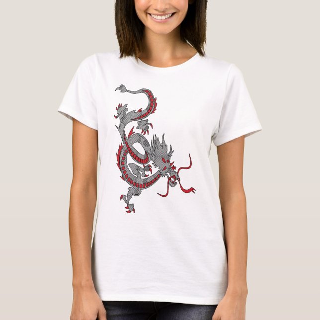 T-shirt Dragon chinois - Année du dragon (Devant)