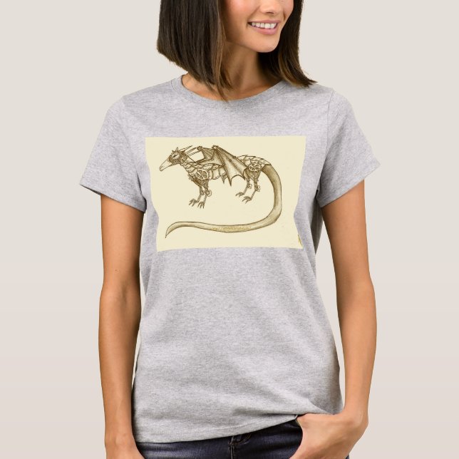 T-shirt Dragon Clockwork (Devant)