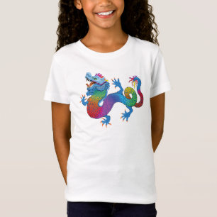 T-Shirt dragon coloré