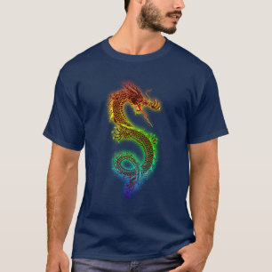 T-shirt Dragon coloré