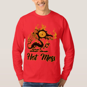 T-shirt Dragon Crise Mess Hot Mess