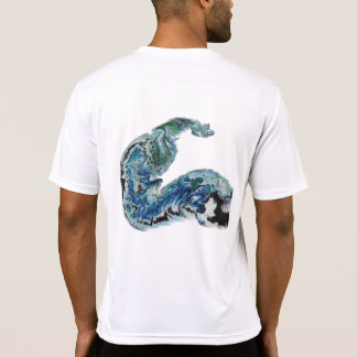 T-shirt Dragon dans les Vagues – Énergie Océanique Abstrai