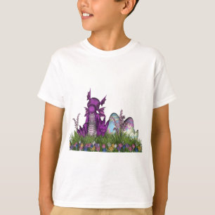 T-shirt Dragon de bébé de surprise de Pâques