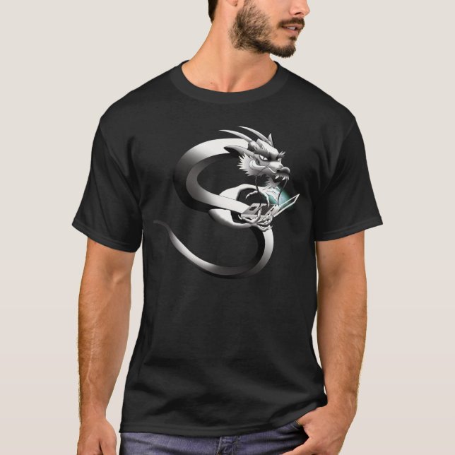 T-shirt Dragon de Cyber (Devant)