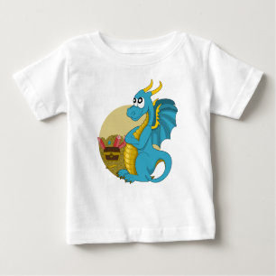 T-shirt dragon de dessin animé